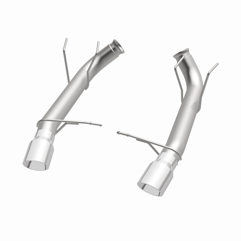 MagnaFlow Race Series Axle-Back Exhaust - Ford Mustang GT 2011-2012 5.0L - Polished Tips, 360 degree view