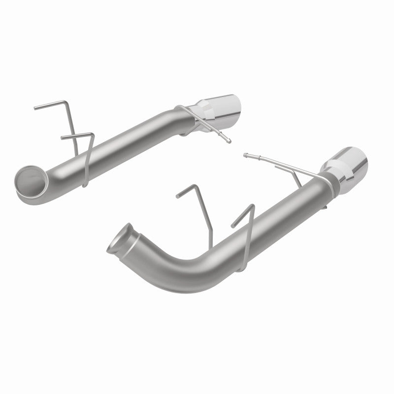 MagnaFlow Race Series Axle-Back Exhaust - Ford Mustang GT 2011-2012 5.0L - Polished Tips, 360 degree view