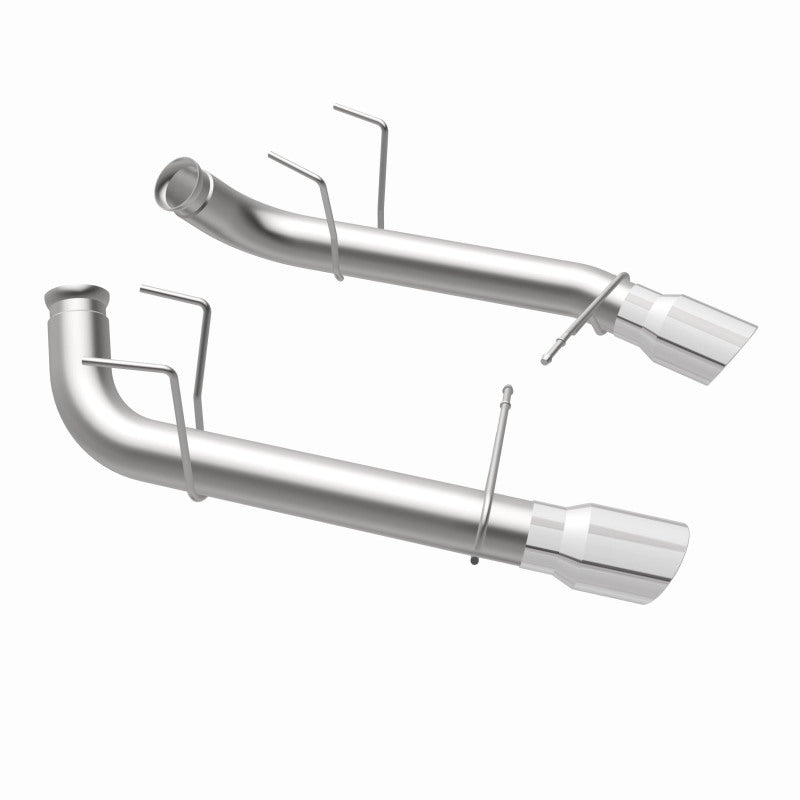 MagnaFlow Race Series Axle-Back Exhaust - Ford Mustang GT 2011-2012 5.0L - Polished Tips, 360 degree view