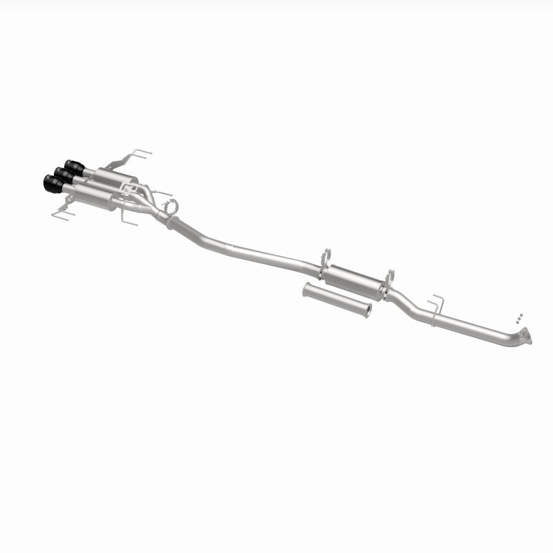 Magnaflow SPEQ Series Cat-Back Exhaust - Acura Integra 2024-2025 Black Chrome Tips, 360 degree view