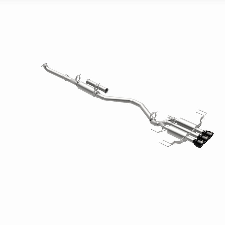 Magnaflow SPEQ Series Cat-Back Exhaust - Acura Integra 2024-2025 Black Chrome Tips, 360 degree view
