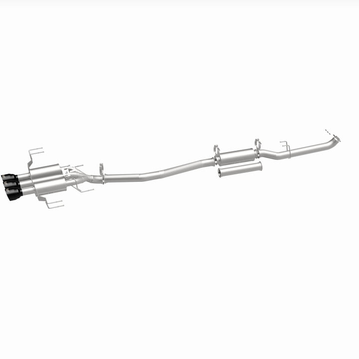 Magnaflow SPEQ Series Cat-Back Exhaust - Acura Integra 2024-2025 Black Chrome Tips, 360 degree view