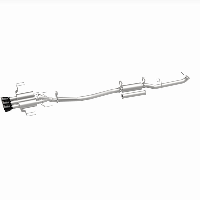 Magnaflow SPEQ Series Cat-Back Exhaust - Acura Integra 2024-2025 Black Chrome Tips, 360 degree view