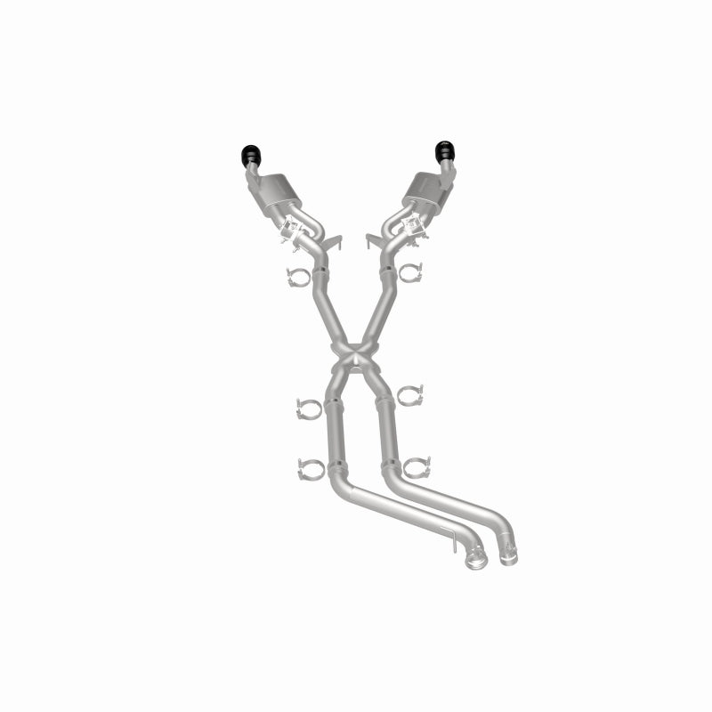 MagnaFlow SPEQ Series Cat-Back Exhaust - Dodge Charger 2026 3.0L Sixpack, 360 degree view