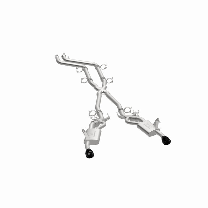 MagnaFlow SPEQ Series Cat-Back Exhaust - Dodge Charger 2026 3.0L Sixpack, 360 degree view