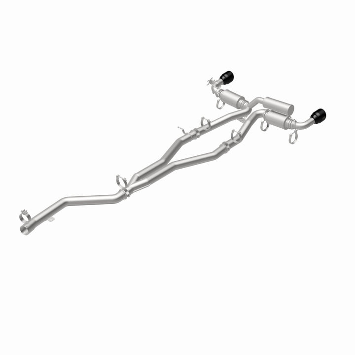 MagnaFlow SPEQ Series Cat-Back Exhaust - Toyota GR Supra 2020-2026 - Black Chrome Tips, view 2