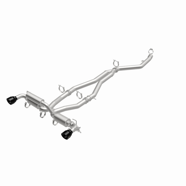MagnaFlow SPEQ Series Cat-Back Exhaust - Toyota GR Supra 2020-2026 - Black Chrome Tips, view 4