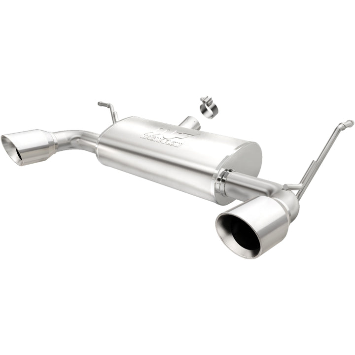 MagnaFlow Street Series Axle-Back Exhaust - Jeep Wrangler JK 3.6L 3.8L 2007-2018 - Dual Split Polished 4in Tips