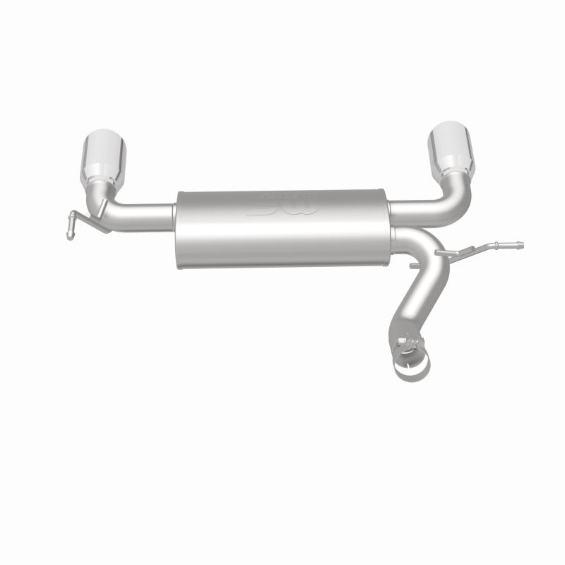 MagnaFlow Street Series Axle-Back Exhaust - Jeep Wrangler JK 3.6L 3.8L 2007-2018 - Dual Split Polished 4in Tips, view 10