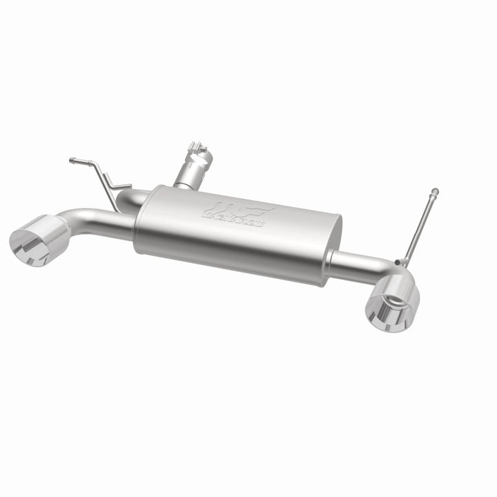 MagnaFlow Street Series Axle-Back Exhaust - Jeep Wrangler JK 3.6L 3.8L 2007-2018 - Dual Split Polished 4in Tips, view 14