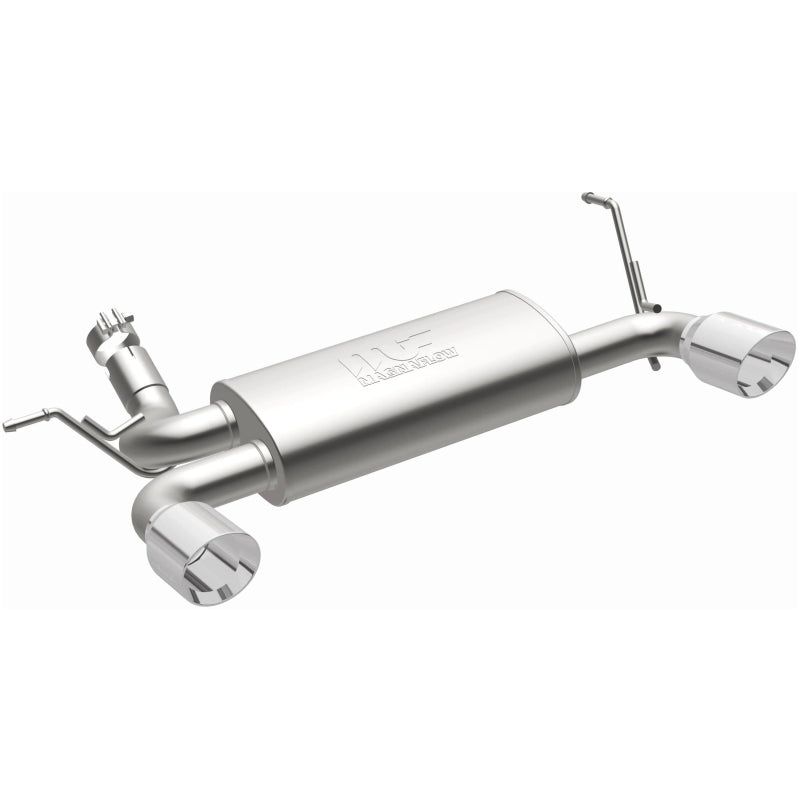 MagnaFlow Street Series Axle-Back Exhaust - Jeep Wrangler JK 3.6L 3.8L 2007-2018 - Dual Split Polished 4in Tips, view 15