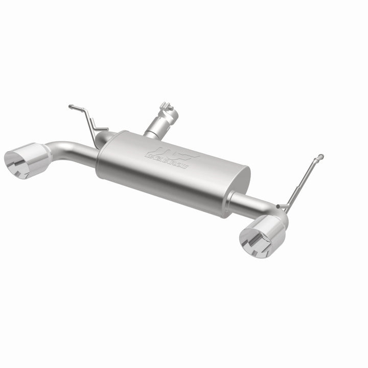 MagnaFlow Street Series Axle-Back Exhaust - Jeep Wrangler JK 3.6L 3.8L 2007-2018 - Dual Split Polished 4in Tips, view 18