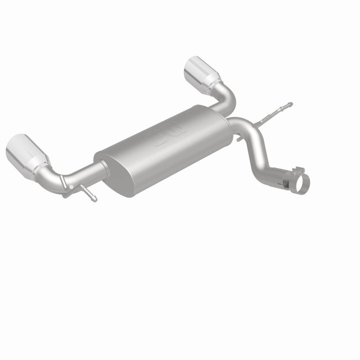 MagnaFlow Street Series Axle-Back Exhaust - Jeep Wrangler JK 3.6L 3.8L 2007-2018 - Dual Split Polished 4in Tips, view 22