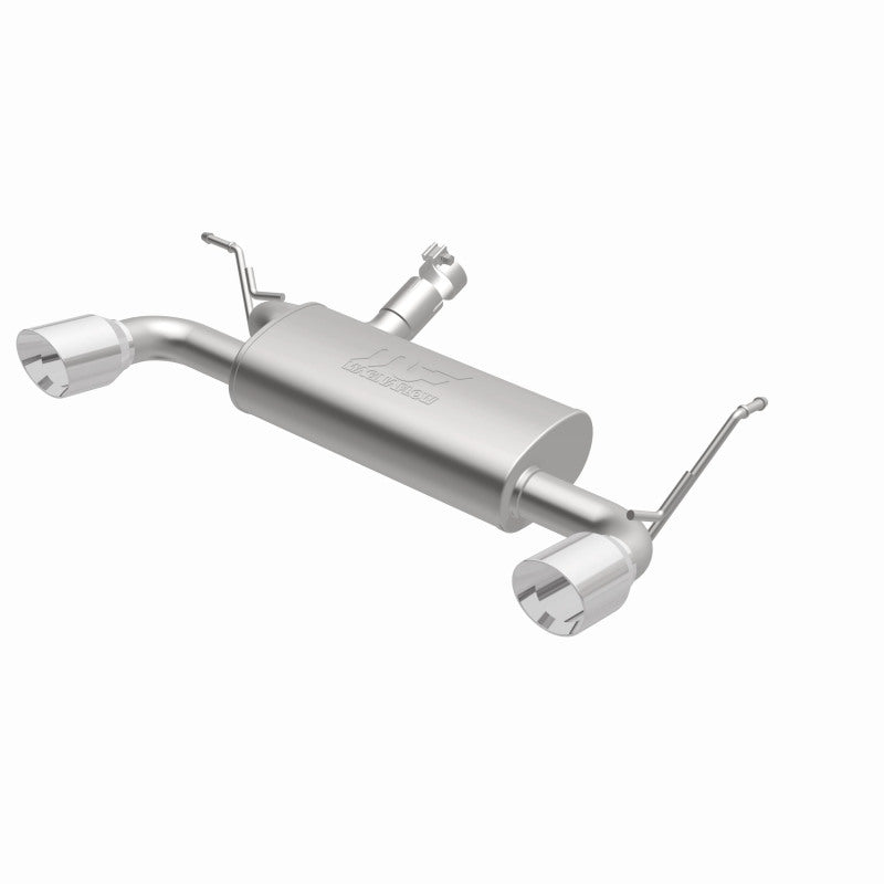 MagnaFlow Street Series Axle-Back Exhaust - Jeep Wrangler JK 3.6L 3.8L 2007-2018 - Dual Split Polished 4in Tips, view 25