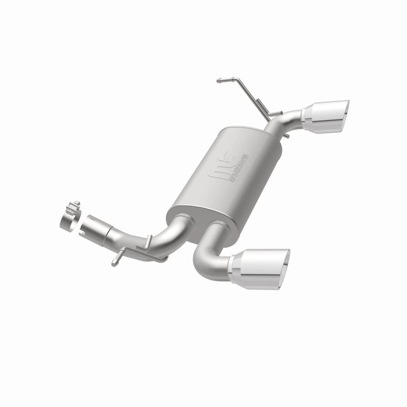 MagnaFlow Street Series Axle-Back Exhaust - Jeep Wrangler JK 3.6L 3.8L 2007-2018 - Dual Split Polished 4in Tips, view 26