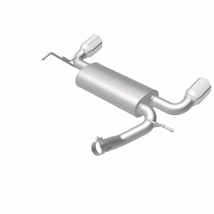 MagnaFlow Street Series Axle-Back Exhaust - Jeep Wrangler JK 3.6L 3.8L 2007-2018 - Dual Split Polished 4in Tips, view 33