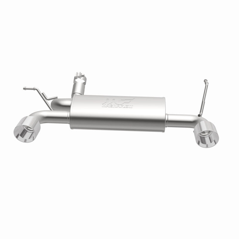 MagnaFlow Street Series Axle-Back Exhaust - Jeep Wrangler JK 3.6L 3.8L 2007-2018 - Dual Split Polished 4in Tips, view 35