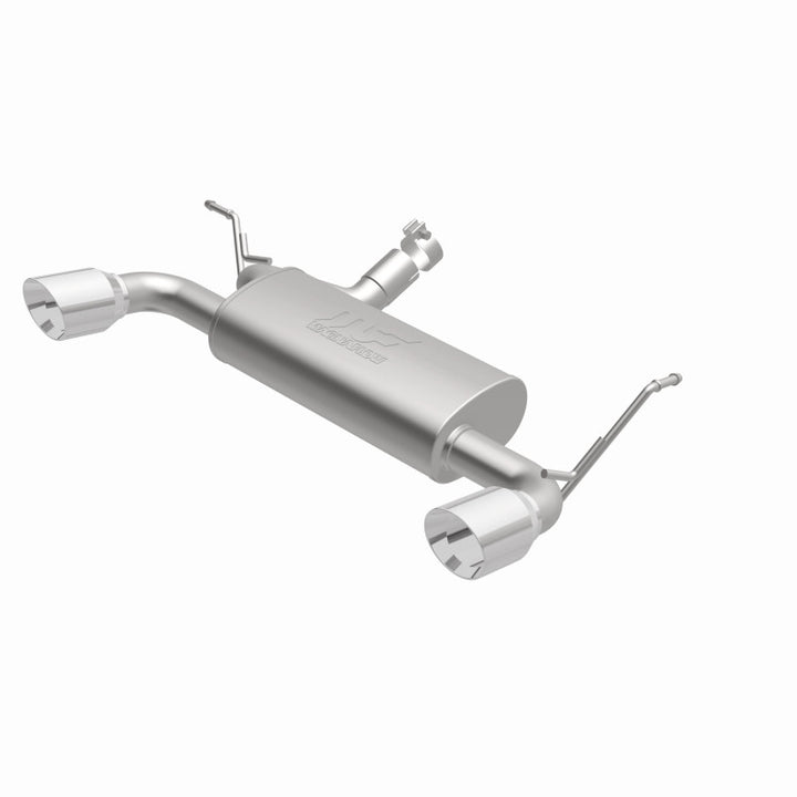 MagnaFlow Street Series Axle-Back Exhaust - Jeep Wrangler JK 3.6L 3.8L 2007-2018 - Dual Split Polished 4in Tips, view 7