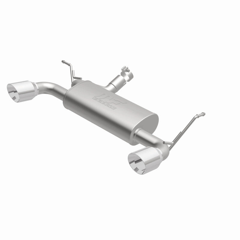 MagnaFlow Street Series Axle-Back Exhaust - Jeep Wrangler JK 3.6L 3.8L 2007-2018 - Dual Split Polished 4in Tips, view 7