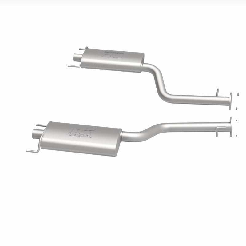 MagnaFlow Street Series Axle-Back Exhaust - Lexus LS460 4.6L V8 2012-2017 - Uses Factory Tips, 360 degree view