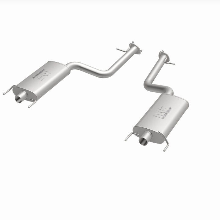 MagnaFlow Street Series Axle-Back Exhaust - Lexus LS460 4.6L V8 2012-2017 - Uses Factory Tips, 360 degree view