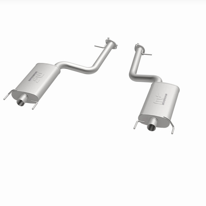 MagnaFlow Street Series Axle-Back Exhaust - Lexus LS460 4.6L V8 2012-2017 - Uses Factory Tips, 360 degree view