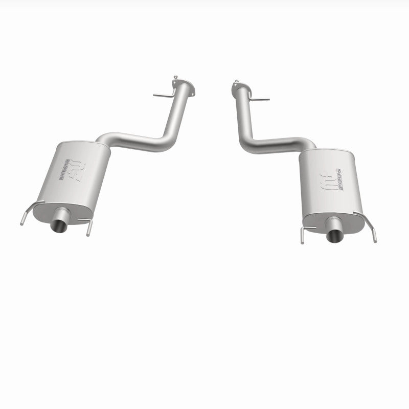 MagnaFlow Street Series Axle-Back Exhaust - Lexus LS460 4.6L V8 2012-2017 - Uses Factory Tips, 360 degree view