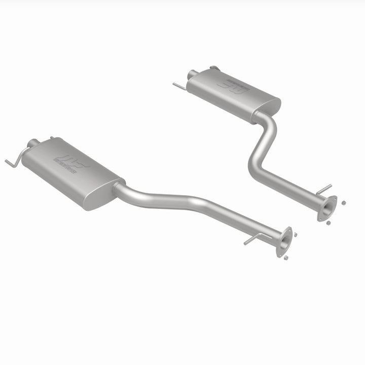 MagnaFlow Street Series Axle-Back Exhaust - Lexus LS460 4.6L V8 2012-2017 - Uses Factory Tips, 360 degree view