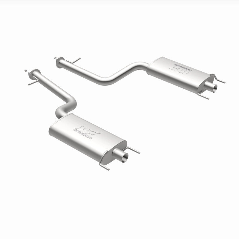 MagnaFlow Street Series Axle-Back Exhaust - Lexus LS460 4.6L V8 2012-2017 - Uses Factory Tips, 360 degree view