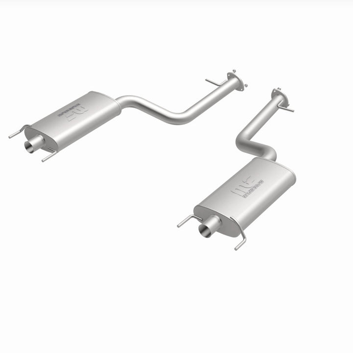 MagnaFlow Street Series Axle-Back Exhaust - Lexus LS460 4.6L V8 2012-2017 - Uses Factory Tips, 360 degree view