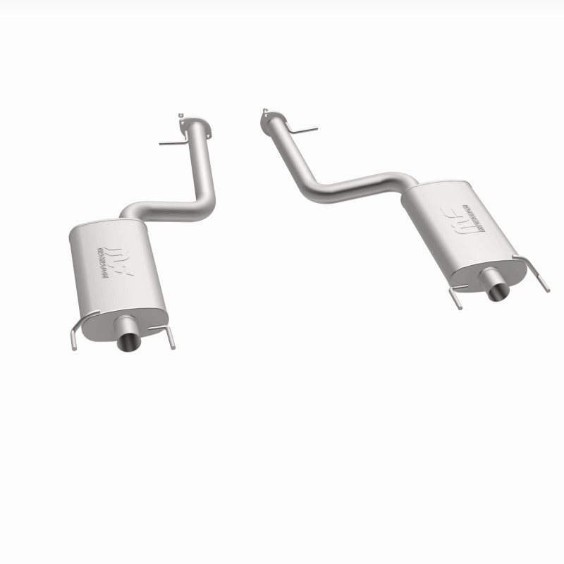 MagnaFlow Street Series Axle-Back Exhaust - Lexus LS460 4.6L V8 2012-2017 - Uses Factory Tips, 360 degree view