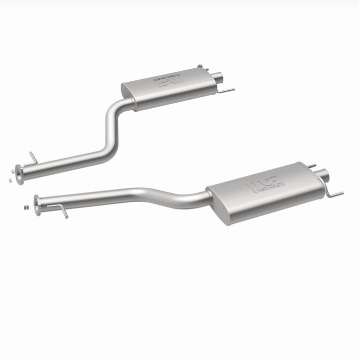 MagnaFlow Street Series Axle-Back Exhaust - Lexus LS460 4.6L V8 2012-2017 - Uses Factory Tips, 360 degree view