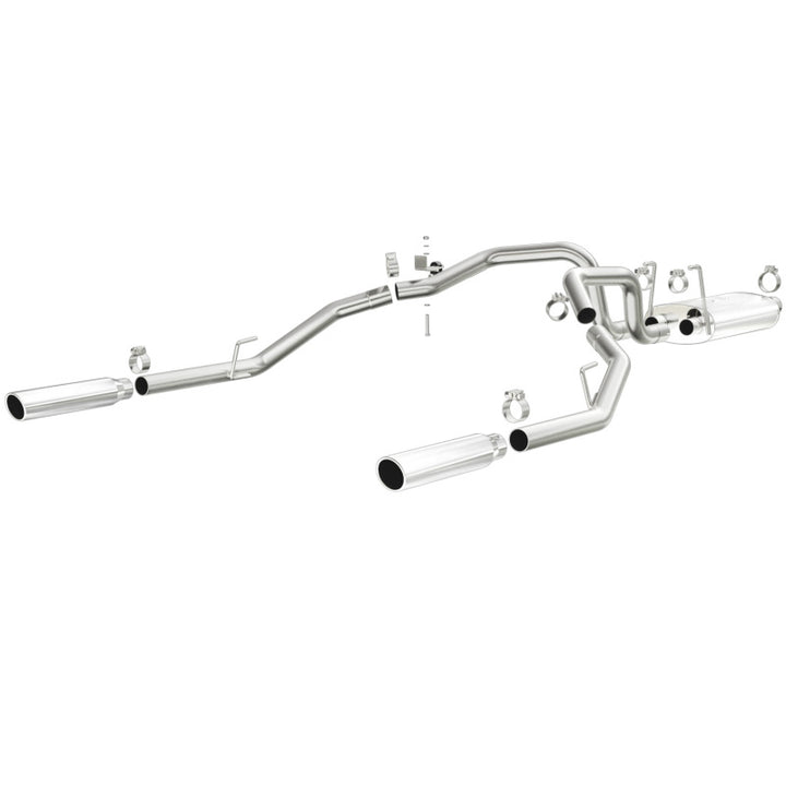MagnaFlow Street Series Cat-Back Exhaust - Dodge Ram 1500 / Ram 1500 2009-2018 Polished Tips