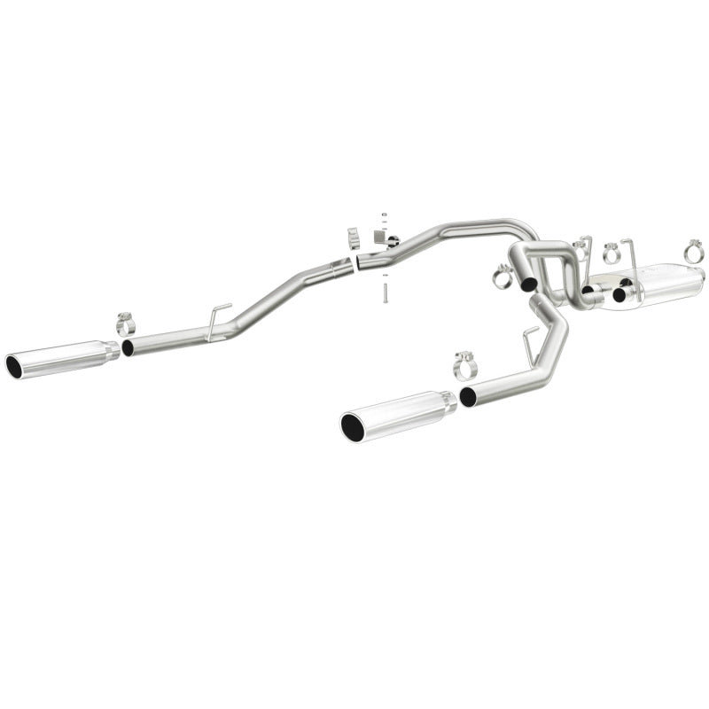 MagnaFlow Street Series Cat-Back Exhaust - Dodge Ram 1500 / Ram 1500 2009-2018 Polished Tips