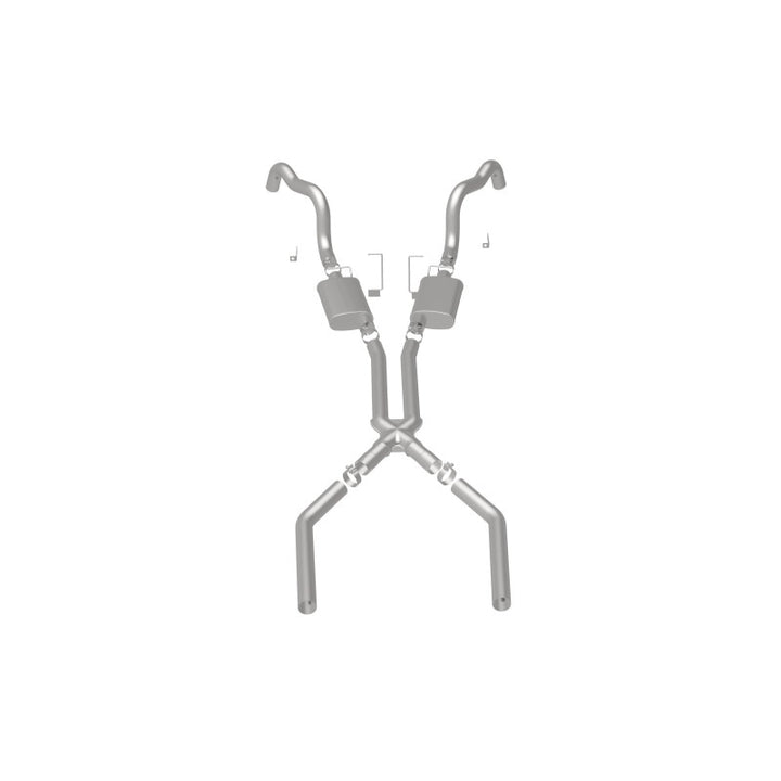 MagnaFlow Street Series Cat-Back Exhaust - Chevrolet Camaro / Pontiac Firebird 1967-1969, view 44