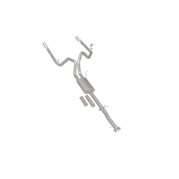 MagnaFlow Street Series Cat-Back Exhaust - Chevrolet Silverado 2500 HD / GMC Sierra 2500 HD 2011-2019 6.0L Dual Split Rear Exit, view 12
