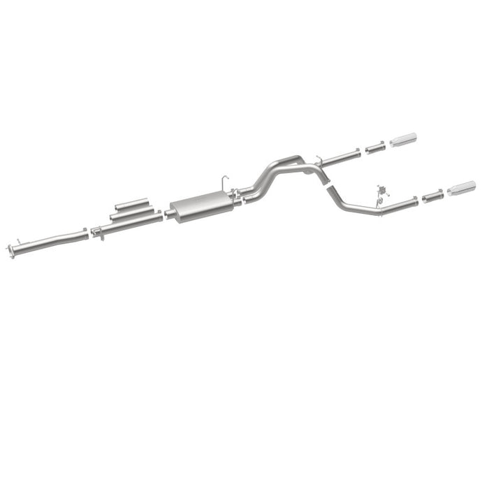 MagnaFlow Street Series Cat-Back Exhaust - Chevrolet Silverado 2500 HD / GMC Sierra 2500 HD 2011-2019 6.0L Dual Split Rear Exit, view 22