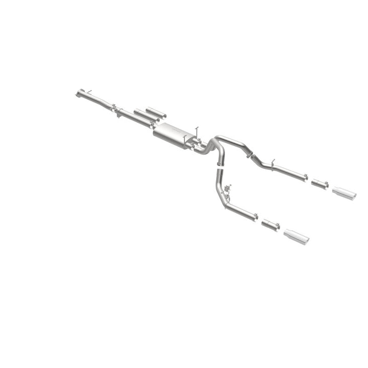 MagnaFlow Street Series Cat-Back Exhaust - Chevrolet Silverado 2500 HD / GMC Sierra 2500 HD 2011-2019 6.0L Dual Split Rear Exit, view 24