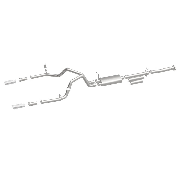 MagnaFlow Street Series Cat-Back Exhaust - Chevrolet Silverado 2500 HD / GMC Sierra 2500 HD 2011-2019 6.0L Dual Split Rear Exit, view 25