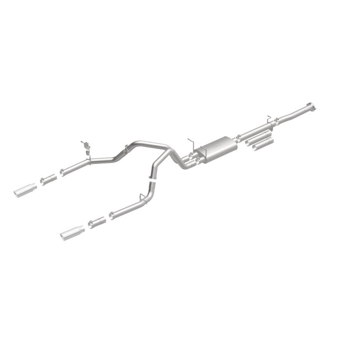 MagnaFlow Street Series Cat-Back Exhaust - Chevrolet Silverado 2500 HD / GMC Sierra 2500 HD 2011-2019 6.0L Dual Split Rear Exit, view 26