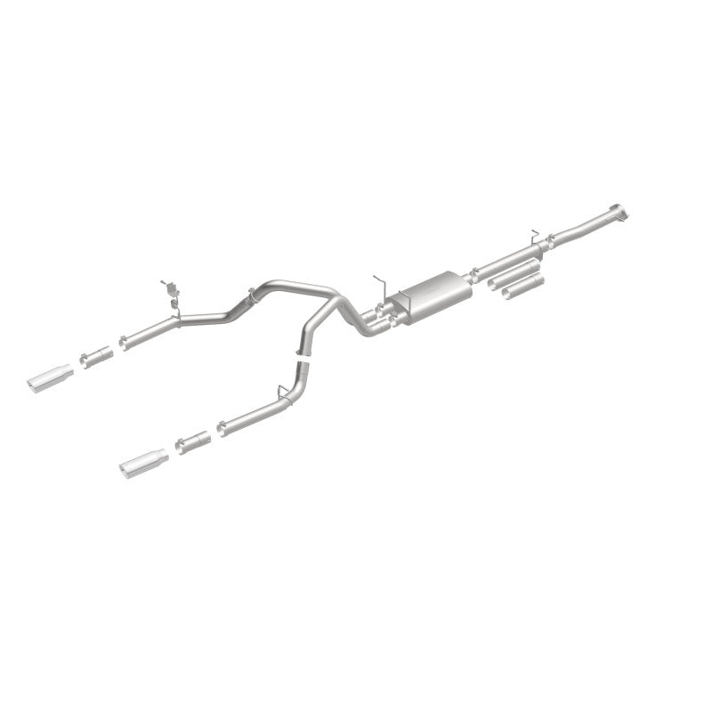 MagnaFlow Street Series Cat-Back Exhaust - Chevrolet Silverado 2500 HD / GMC Sierra 2500 HD 2011-2019 6.0L Dual Split Rear Exit, view 26
