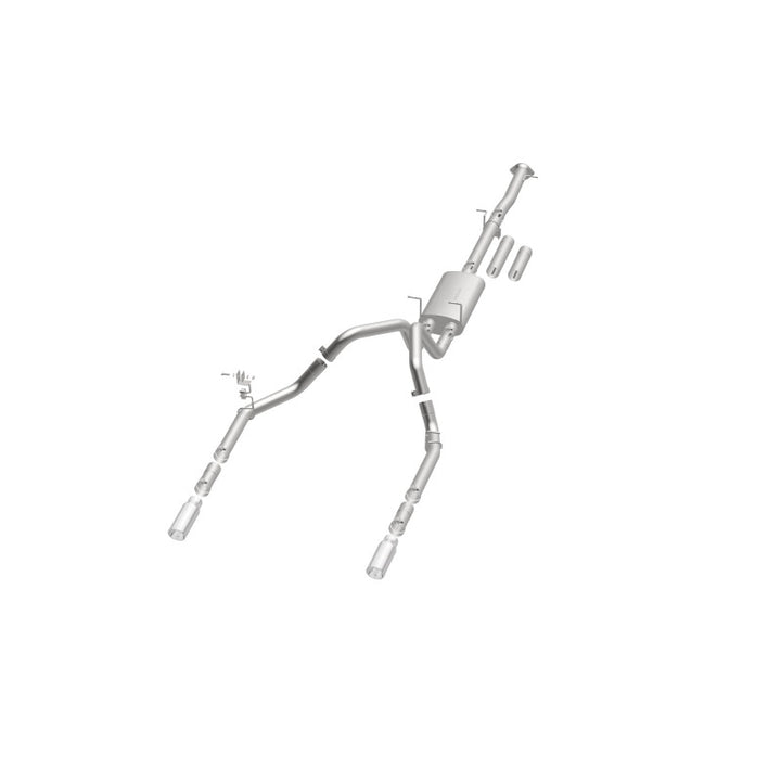 MagnaFlow Street Series Cat-Back Exhaust - Chevrolet Silverado 2500 HD / GMC Sierra 2500 HD 2011-2019 6.0L Dual Split Rear Exit, view 30