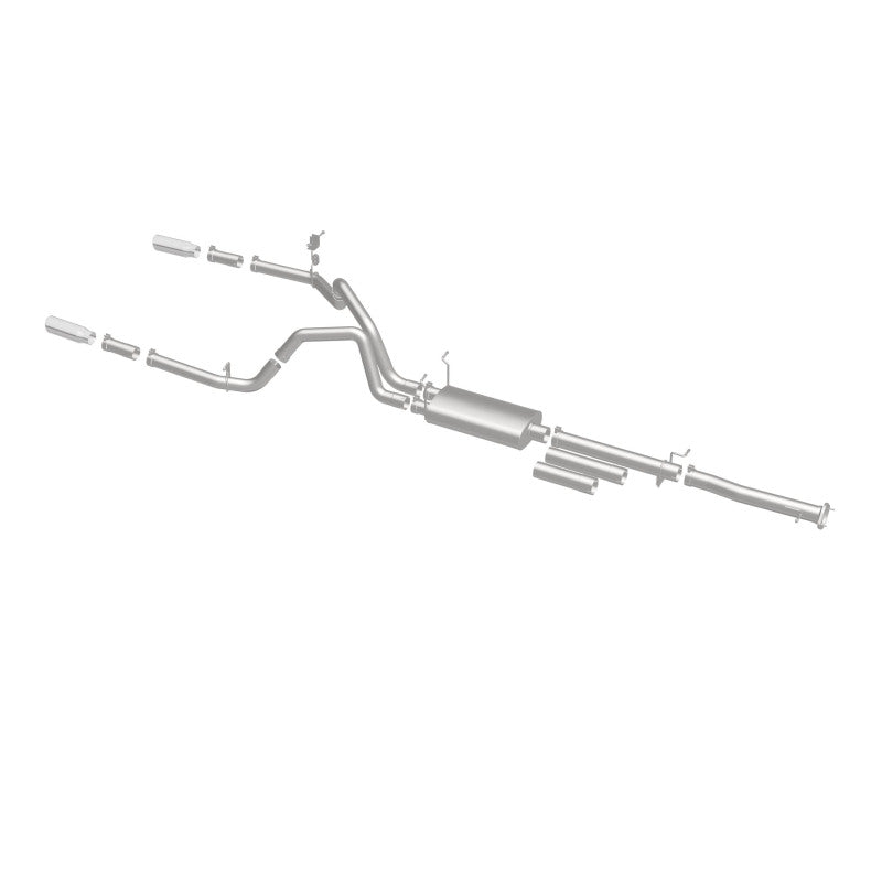 MagnaFlow Street Series Cat-Back Exhaust - Chevrolet Silverado 2500 HD / GMC Sierra 2500 HD 2011-2019 6.0L Dual Split Rear Exit, view 32