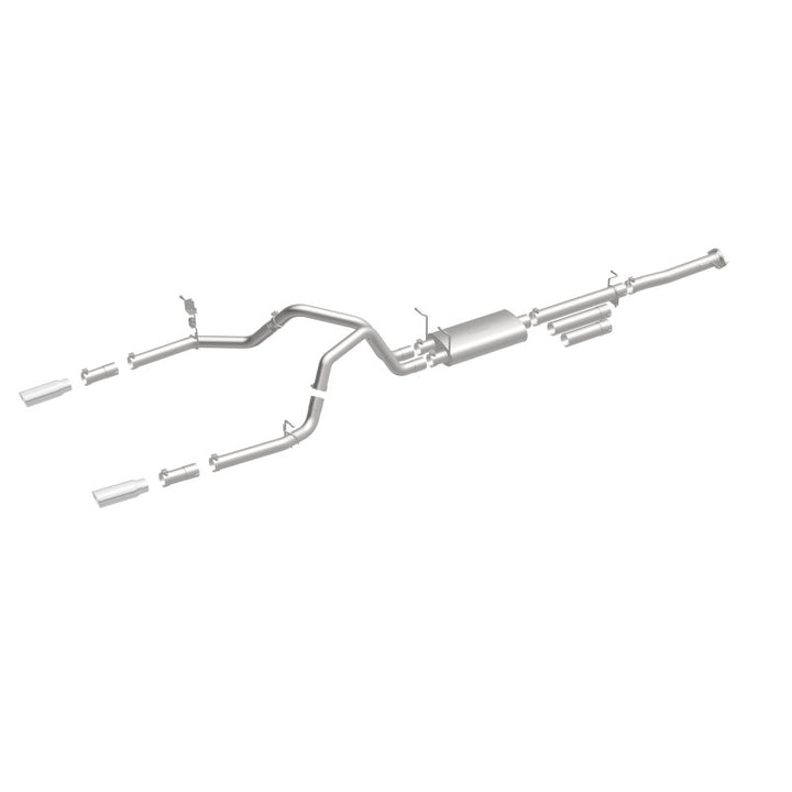MagnaFlow Street Series Cat-Back Exhaust - Chevrolet Silverado 2500 HD / GMC Sierra 2500 HD 2011-2019 6.0L Dual Split Rear Exit, view 33