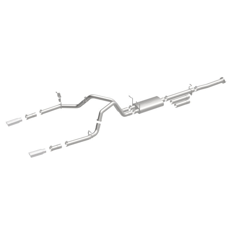 MagnaFlow Street Series Cat-Back Exhaust - Chevrolet Silverado 2500 HD / GMC Sierra 2500 HD 2011-2019 6.0L Dual Split Rear Exit, view 33