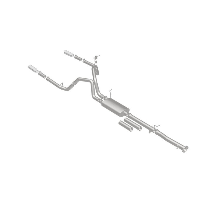 MagnaFlow Street Series Cat-Back Exhaust - Chevrolet Silverado 2500 HD / GMC Sierra 2500 HD 2011-2019 6.0L Dual Split Rear Exit, view 34