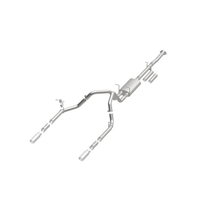 MagnaFlow Street Series Cat-Back Exhaust - Chevrolet Silverado 2500 HD / GMC Sierra 2500 HD 2011-2019 6.0L Dual Split Rear Exit, view 37