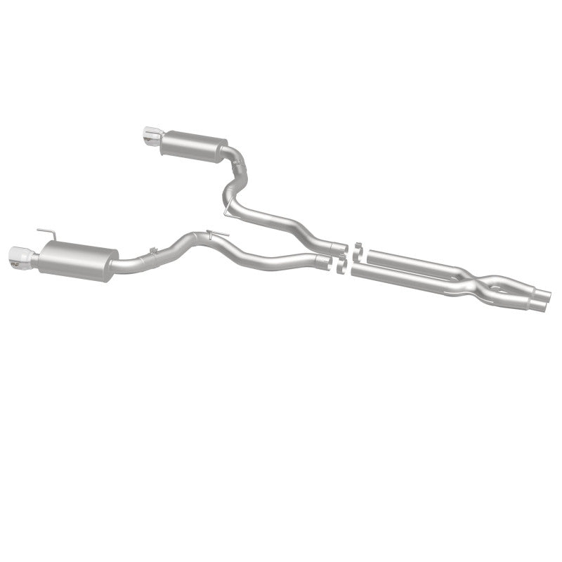 MagnaFlow Street Series Cat-Back Exhaust - Ford Mustang GT 5.0L V8 2015-2017 - 3in Dual Split Rear Exit with Polished 4.5in Tips, view 32