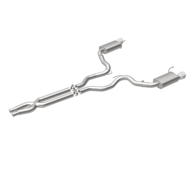 MagnaFlow Street Series Cat-Back Exhaust - Ford Mustang GT 5.0L V8 2015-2017 - 3in Dual Split Rear Exit with Polished 4.5in Tips, view 34