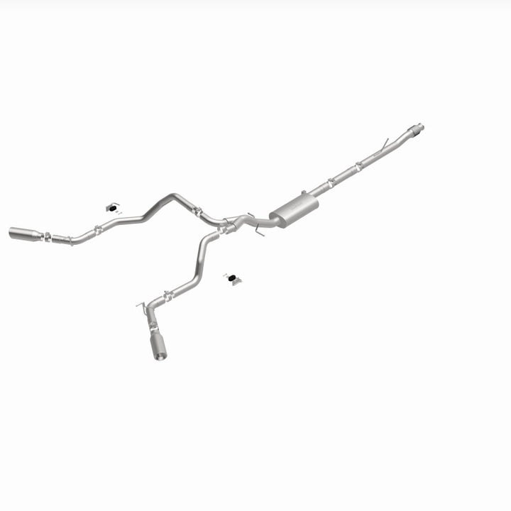 MagnaFlow Street Series Cat-Back Exhaust - Chevrolet Silverado 1500 / GMC Sierra 1500 2019-2026 - Dual Split Exit, Polished Tips, view 12
